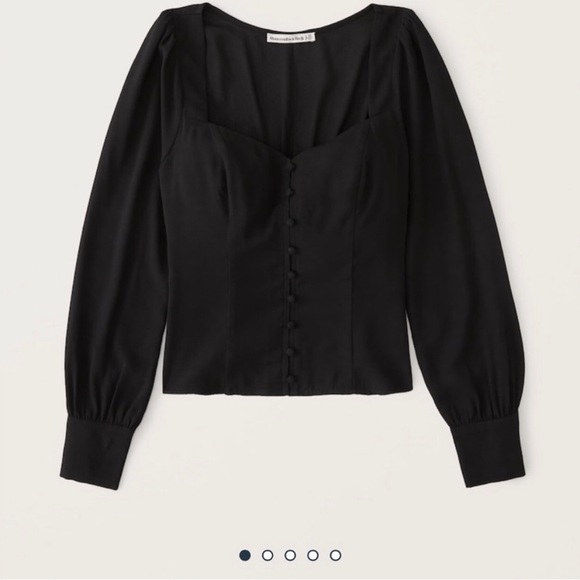 Abercrombie button corset top - Picture 3 of 6